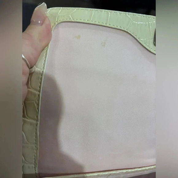 Vintage | Liz Claiborne | Croc Cream  Shoulder Bag - B - Picture 4 of 11